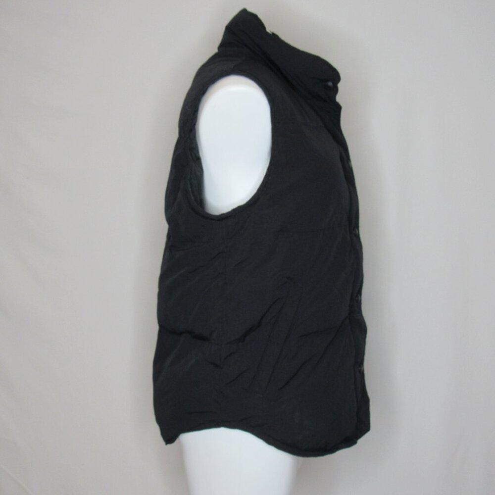 Eddie Bauer Black Goose Down Puffer Vest Women's M Medium - Picture 4 of 8